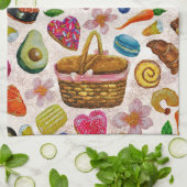 Linge De Cuisine Douceurs de pâtisserie mignonnes (Plié)
