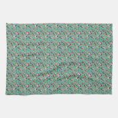 Linge De Cuisine Douceurs Rétro - Bleu sarcelle (Horizontal)