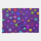 Linge De Cuisine Douche à fleurs - motif de couleur 1 (Horizontal)