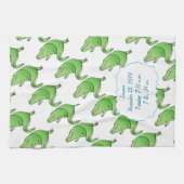 Linge De Cuisine Doux Alligator Moderne (Horizontal)