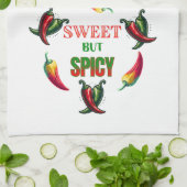 Linge De Cuisine Doux mais épicé, Piments chauds (Plié)