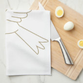 Linge De Cuisine Dove de paix (Quart Plié)