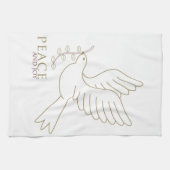 Linge De Cuisine Dove de paix (Horizontal)