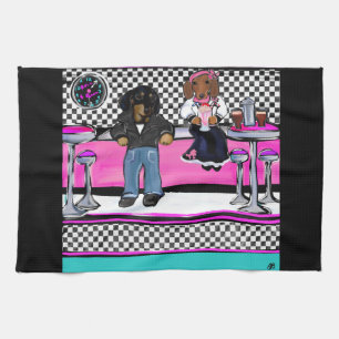 Linge De Cuisine Doxie Rock et Roll