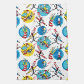 Linge De Cuisine Dr Seuss | Caractères avec Motif de crayons (Vertical)