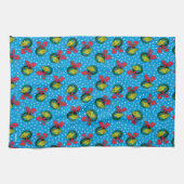 Linge De Cuisine Dr Seuss | Grinch | Motif de couronne de Noël (Horizontal)