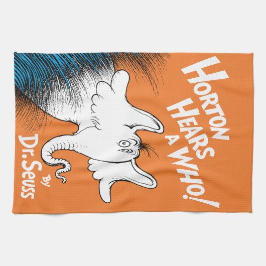 Linge De Cuisine Dr Seuss | Horton Entend un qui livre (Horizontal)