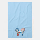 Linge De Cuisine Dr Seuss | Une chose Deux graphiques patriotiques (Vertical)