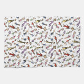 Linge De Cuisine Dr. Seuss Whoville Characters Festive Pattern (Horizontal)