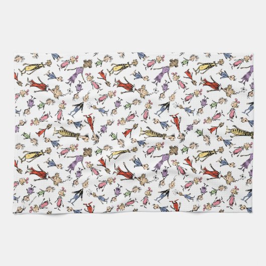 Linge De Cuisine Dr. Seuss Whoville Characters Festive Pattern (Horizontal)