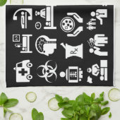 Linge De Cuisine Dr Symboles Médicale Medley (Plié)