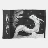 Linge De Cuisine Dragon à la peinture de nuit (Horizontal)