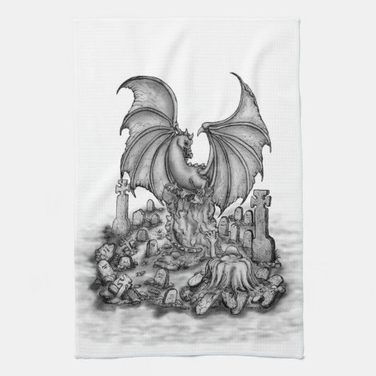 Linge De Cuisine Dragon avec Zombie (Vertical)
