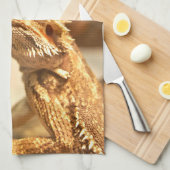 Linge De Cuisine Dragon barbu (Quart Plié)