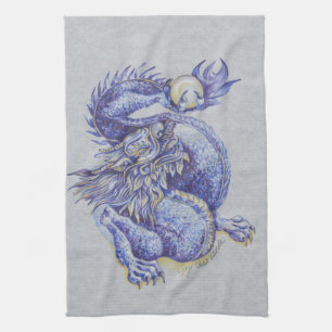 Linge De Cuisine Dragon bleu