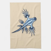 Linge De Cuisine Dragon bleu Nudibranch (Vertical)