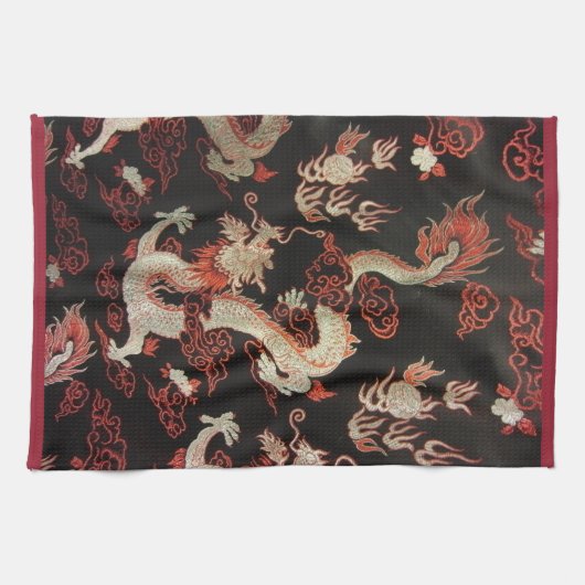 Linge De Cuisine Dragon chinois (Horizontal)