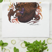 Linge De Cuisine Dragon (conception de signature) (Plié)