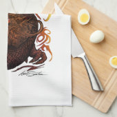 Linge De Cuisine Dragon (conception de signature) (Quart Plié)