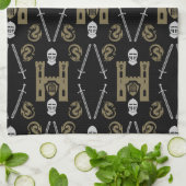 Linge De Cuisine Dragon de Chevalier médiéval anglais (Plié)