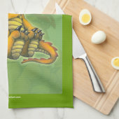 Linge De Cuisine Dragon de Chibi (Quart Plié)