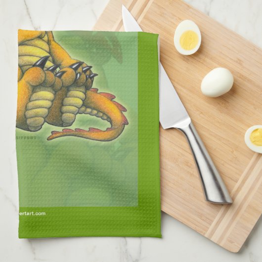 Linge De Cuisine Dragon de Chibi (Quart Plié)