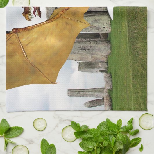 Linge De Cuisine Dragon de Stonehenge (Plié)