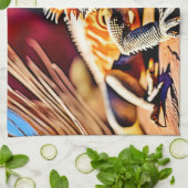 Linge De Cuisine Dragon du désert (Plié)