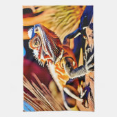 Linge De Cuisine Dragon du désert (Vertical)