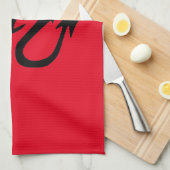 Linge De Cuisine Dragon noir (Quart Plié)