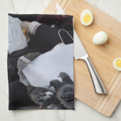 Linge De Cuisine Dragon Rose À Venise Italie (Quart Plié)