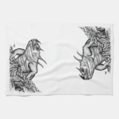Linge De Cuisine Dragon sur le rocher (Horizontal)