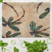 Linge De Cuisine Dragonflies Crème rustique (Plié)