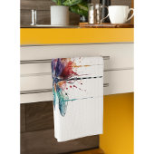 Linge De Cuisine Dragonfly à l'aquarelle