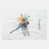 Linge De Cuisine Dragonfly colorée personnalisable (Horizontal)