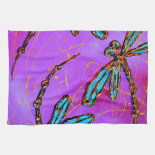Linge De Cuisine Dragonfly Flit Electrique rose