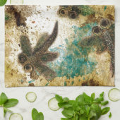 Linge De Cuisine Dragonfly Flit Rustic Splash (Plié)