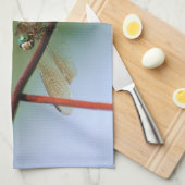 Linge De Cuisine Dragonfly On Wire Fence Close (Quart Plié)