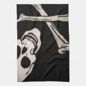 Linge De Cuisine Drapeau 16" de tissu de pirate de jolly roger x (Vertical)