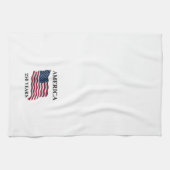 Linge De Cuisine Drapeau 250 ans d'Amérique (Horizontal)