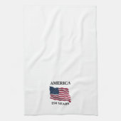Linge De Cuisine Drapeau 250 ans d'Amérique (Vertical)