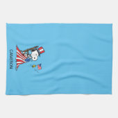 Linge De Cuisine Drapeau 4 juillet à coudre Snoopy (Horizontal)