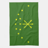 Linge De Cuisine Drapeau Adygea patriotique (Vertical)
