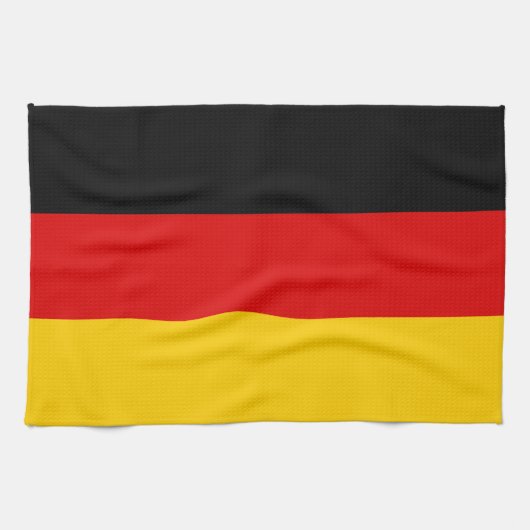 Linge De Cuisine Drapeau allemand (Horizontal)