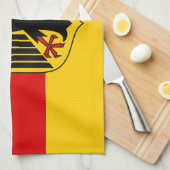 Linge De Cuisine Drapeau allemand & Armoiries, supporters de Deutsc (Quart Plié)