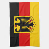 Linge De Cuisine Drapeau allemand & Armoiries, supporters de Deutsc (Vertical)