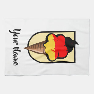 Linge De Cuisine Drapeau allemand crème glacée d'été Deutschland