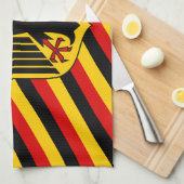 Linge De Cuisine Drapeau allemand et armoiries, supporters de Deuts (Quart Plié)