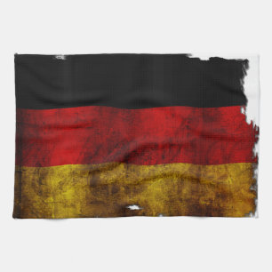 Linge De Cuisine Drapeau allemand - Vintage