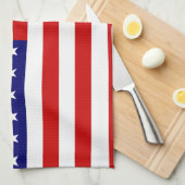 Linge De Cuisine Drapeau américain (Quart Plié)